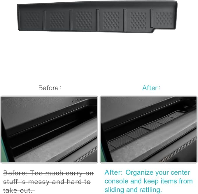 CDEFG for 2025 2026 Toyota 4Runner Tacoma Center Console Organizer Front Row Passenger Side Storage Box for 2025 2026 4Runner/2024-2026 Toyota Tacoma Accessories Center Console Dash Tray