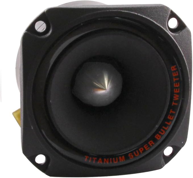 Seismic Audio - Pair of Titanium Horn Bullet Tweeter Speakers PA/DJ Tweeters - Replacement