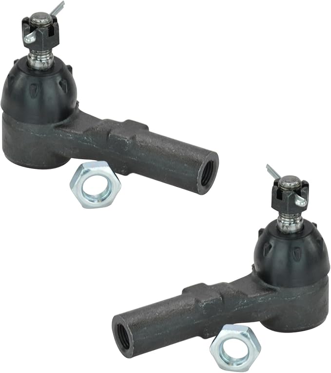 TRQ Front Outer Tie Rod Set 2 Piece Compatible with 1993-1997 Ford Probe 93-02 Mazda 626 93-97 MX-6 99-03 Protege 02-03 Protege5 00-06 MPV