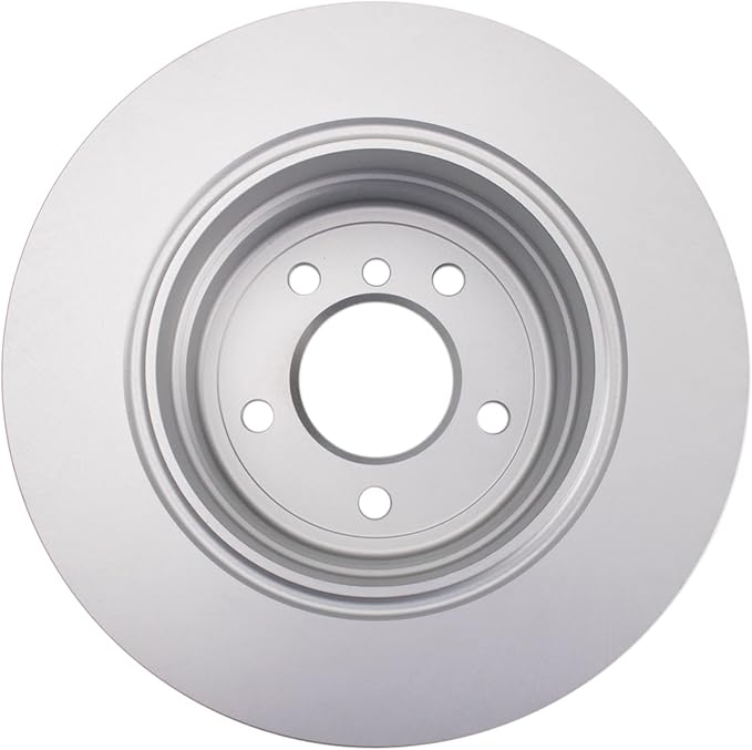 TRQ Rear Brake Rotor Set G Coated Vented Compatible with 2006-2007 BMW 525xi 530xi 2008 528xi 535xi 2009-2010 528i xDrive 535i xDrive 2010 528i
