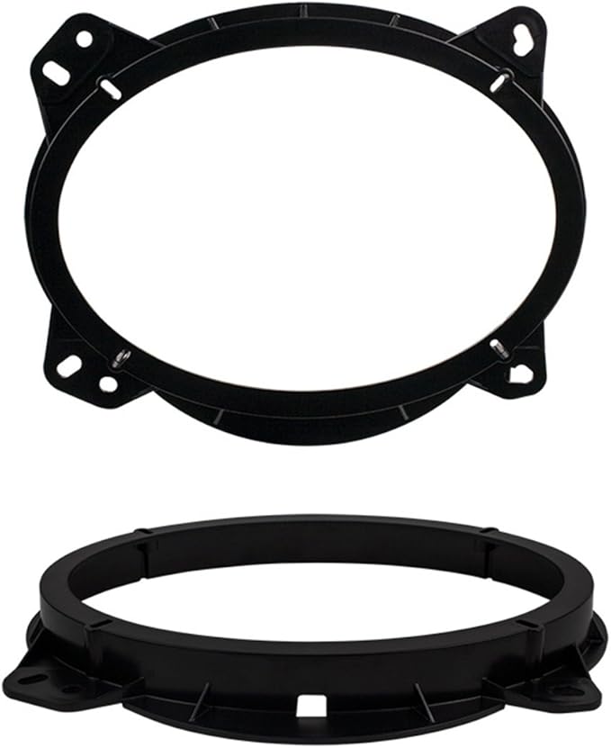 Metra 82-8148 6" to 6-3/4" Speaker Adapter, Black & 6" x 9" Front Speaker Adapter for Select Lexus and Toyota Vehicles & Connector for Select Toyota Vehicles