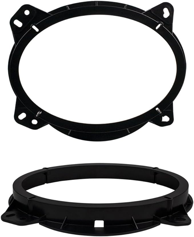 Metra 82-8146 6" x 9" Front Speaker Adapter for Select Lexus and Toyota Vehicles & Metra 82-8148 6" to 6-3/4" Speaker Adapter for Select Toyota/Lexus/Scion 1998-Up Vehicles, Black