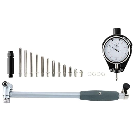 YaeTek 2" - 6" Dial Bore Gauge Set 0.001" Deep Engine Hole Cylinder Measurement Gage Cylinder Dial Bore Indicator Gauge