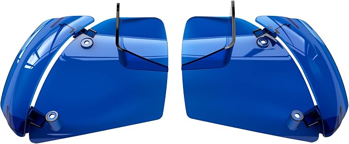 Side Wings Wind Air Deflector Fairing Fit for Harley 2024-2026 CVO Road Glide ST FLTRXSTSE 2024-2026 Road Glide FLTRX 2023-2025 CVO Road Glide FLTRXSE (Blue)