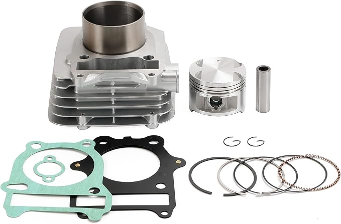 72mm Cylinder Piston Gasket Kit For Suzuki GN250 GN250E DR250 DR250S GZ250 TU250 for Suzuki GN250 1982-2001 for Suzuki GZ250 Marauder 1999-2011 11210-38204-0F0 11241-38301