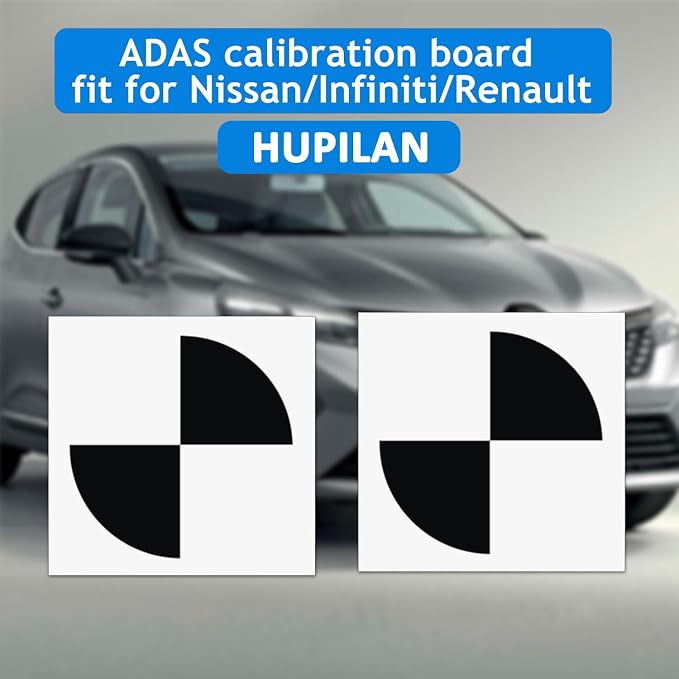ADAS Aluminum LDW Pattern Board Compatible with Nissan/Infiniti/Renault | Static Camera Aiming Target, ADAS Calibration Tool For LDW Setup. Helps Improve Vehicle Alignment Accuracy