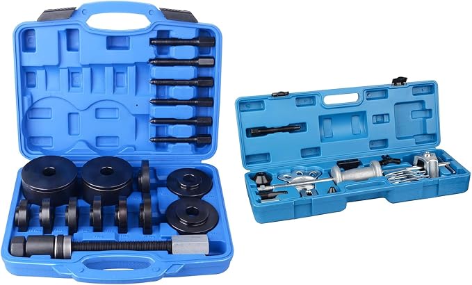 DAYUAN 19pcs Front Wheel Drive Bearing Removal Installation Service Tool- Bundle with - Slide Hammer Puller Set