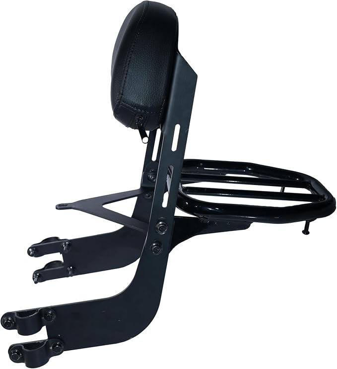 JMCHstore Backrest Cargo Rack for Baja Massimo MB200, Baja Heat, Mini Baja, Baja Warrior, Baja Carbon 6.5 196cc Mini Bike Cushion Luggage Parts