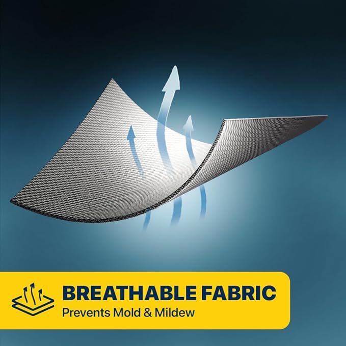 Seal Skin Covers Motorcycle Cover - All Season Waterproof Outdoor Protection Bike Cover - Protect Against Rain, Snow, Sun, UV & Hail, Fits Upto (97" - 111")