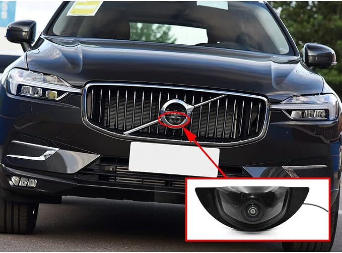 Vlicevrn HD Car Front Logo Mark Camera Rear View Camera Night Vision Backup Parking Camera Waterproof IP68 Vehicle Camera for Volvo XC60 V60 S60 S90 V90 XC90 XC40