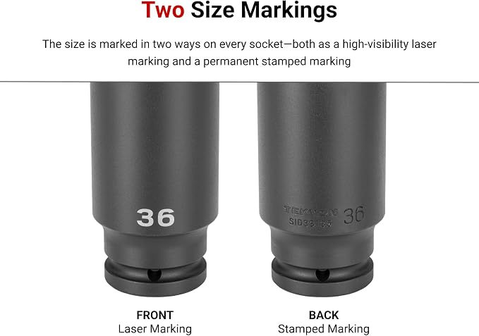 TEKTON 3/4 Inch Drive x 9/16 Inch Deep 6-Point Impact Socket | SID33014