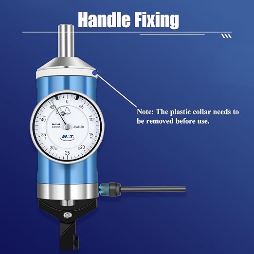 Coaxial Indicator, Dial Indicator Coaxial Centering Indicator, 0.01mm Milling Machine Alignment Dial Test, Lever Gauge Position Measurement Tool 0-3mm Positionering Measurement Tool