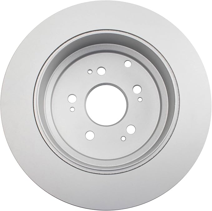 TRQ Rear Brake Rotor Set G Coated Solid Compatible with 2007-2013 Acura MDX 2010-2013 ZDX 2011-2017 Honda Odyssey 2009-2015 Pilot
