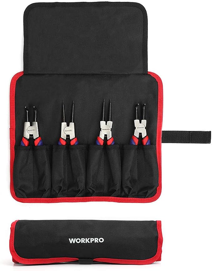 WORKPRO 4-Piece Snap Ring Pliers Set & WORKPRO 2-Piece Mini Pliers Set