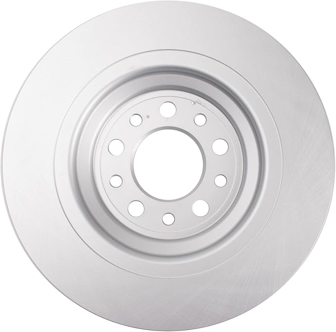 TRQ Rear Brake Rotor Set G Coated Solid Compatible with 2014-2023 Jeep Cherokee
