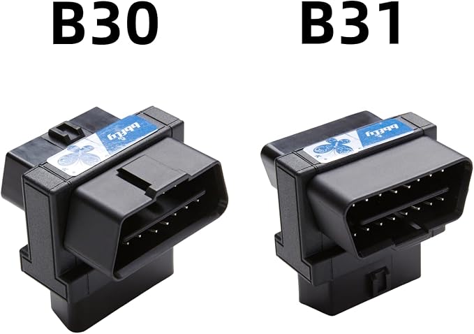OBD2 Splitter, bbfly-B30 Full 16pin OBDII Port 1 Male Splitter to 2 Female Extension Cable 1.6IN/4CM (B30 1PACK)