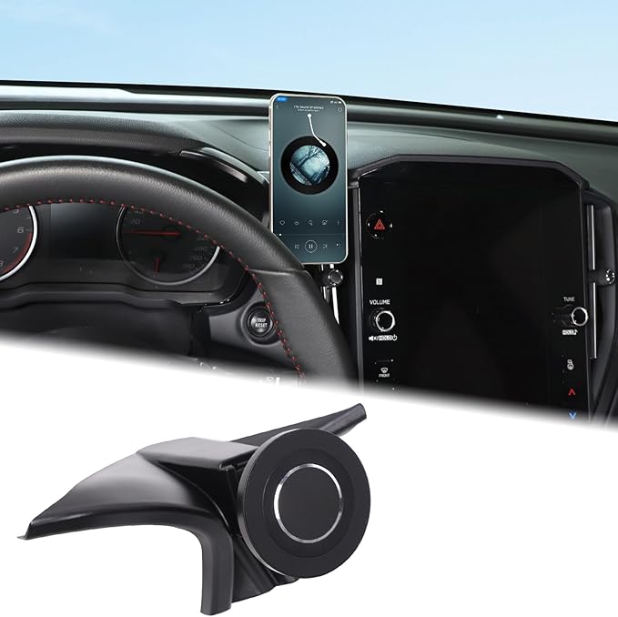 Car Vacuum Magnetic Suction Phone Holder Compatible with Subaru Crosstrek 2024+ & WRX 2022+ Center Console Air Outlet Vent Panel Mobile Phone Mount Dashboard Hands-Free Cell Phones Bracket Accessories