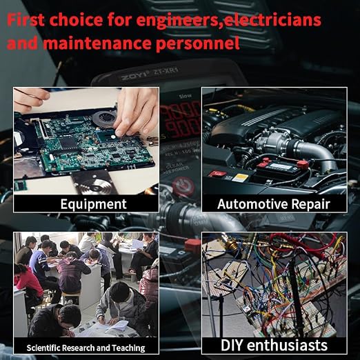ZOYI Battery Internal Resistance Tester 2 in 1 multimeter Battery Voltage Meter Car Battery Tester for AAA AA Model 0.1mΩ-200Ω