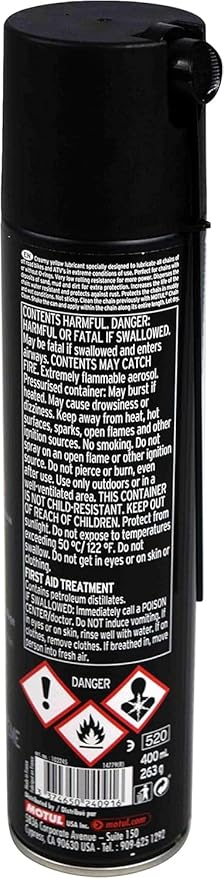 Motul Chain Care Set – Chain Cleaner (C1) & Chain Lube Off-Road (C3), Motorcycle Maintenance Set, Safe for O-Ring Chains (111818, 111820)
