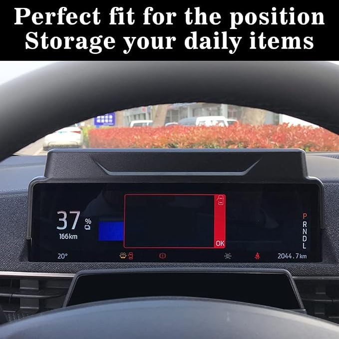 BestEvMod Compatible with Mach E Center Console Dash Storage Box Tray Organizer Sunglasses Compatible with Mustang Mach-E Interior 2021-2024 2025