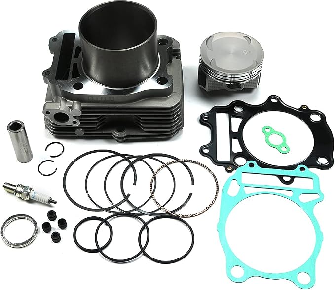 Cylinder Piston Gasket Top End Rebuild Kit Compatible With Artic Cat 400 2004-2008 375 2002, For Suzuki Eiger 400 2002-2007, For King Quad 400 2008-2022