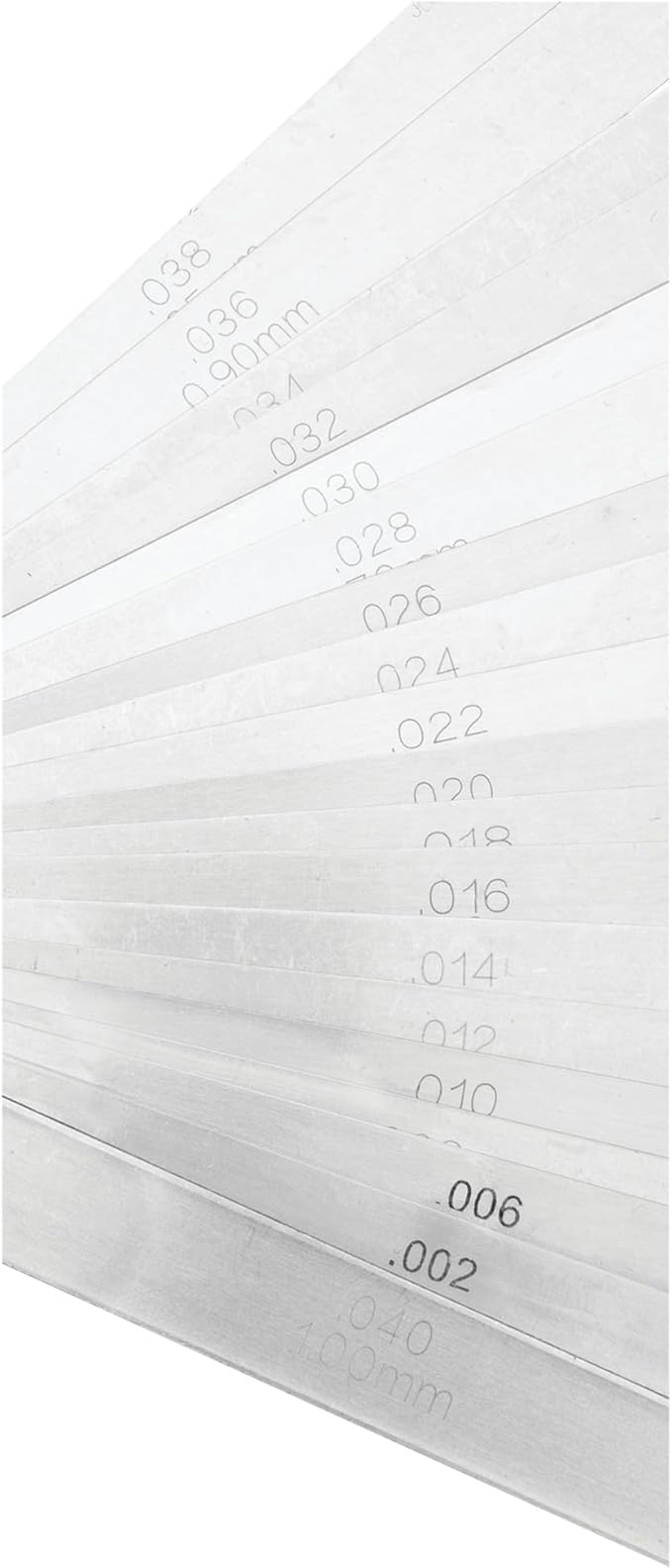Performance Tool W80541 20-Piece Blade SAE and Metric 12-Inch Extra Long Feeler Blade Set