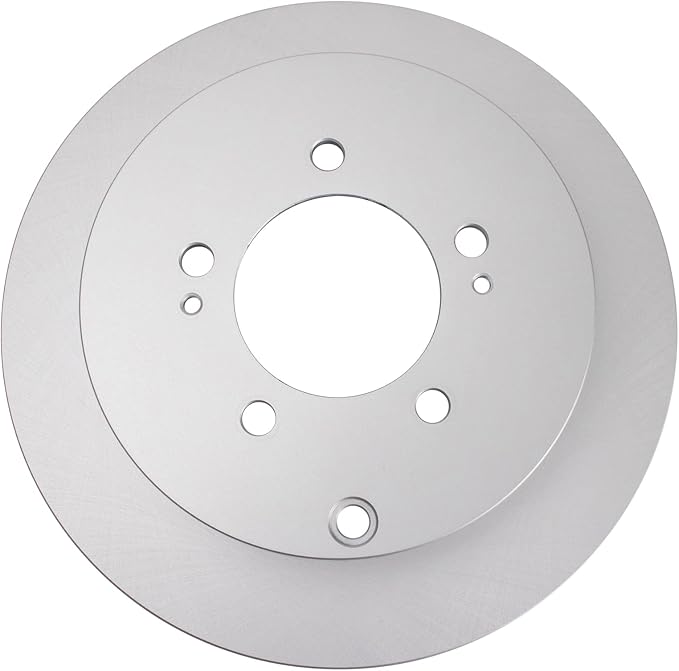 TRQ Rear Brake Rotor Set G Coated Solid Compatible with 2007-2015 Mitsubishi Lancer 2007-2013 Outlander
