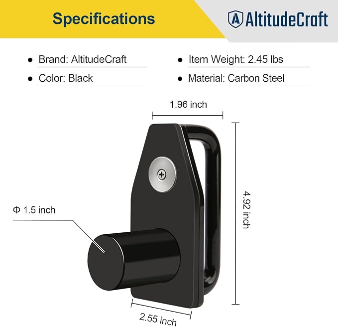 Tandem Slide Stopper for Semi Truck, Strong Magnetic Axle Stop Device for Dry Van & Refrigerator Trailer, Heavy Duty Carbon Steel Lock Pin Stopper, Semi Truck Accessories
