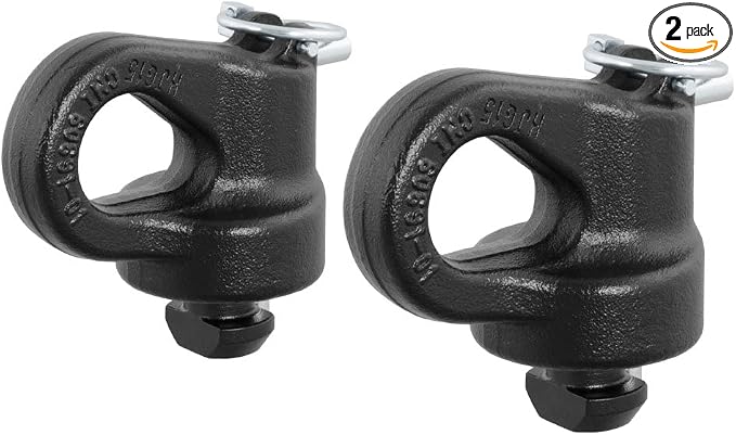 CURT 60691 OEM Puck System Gooseneck Safety Chain Anchors OEM Puck System Required