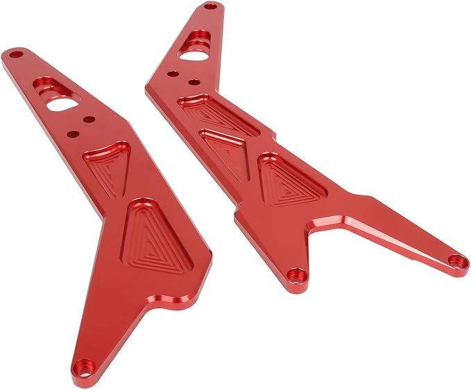 Compatible with Ninja 300 250 2013-2018 Frame Sliders CNC Aluminum Motorcycle Engine Guard Bodywork Fairing Falling Protection(Red)