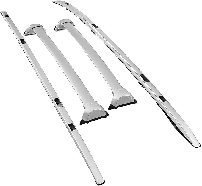 Roof Rack Cross Bars & Side Rail Kit for Honda CRV CR-V 2017-2022 – Durable Aluminum Alloy, Complete Set with 2 Cross Bars + 2 Side Rails, Secure Transport for Kayaks, Bikes, Cargo Carriers & Luggage