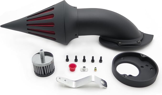 Spike Air Cleaner Intake Filter Kits for Compatible with Honda Vtx1300 Vtx 1300 1986-2012 Black