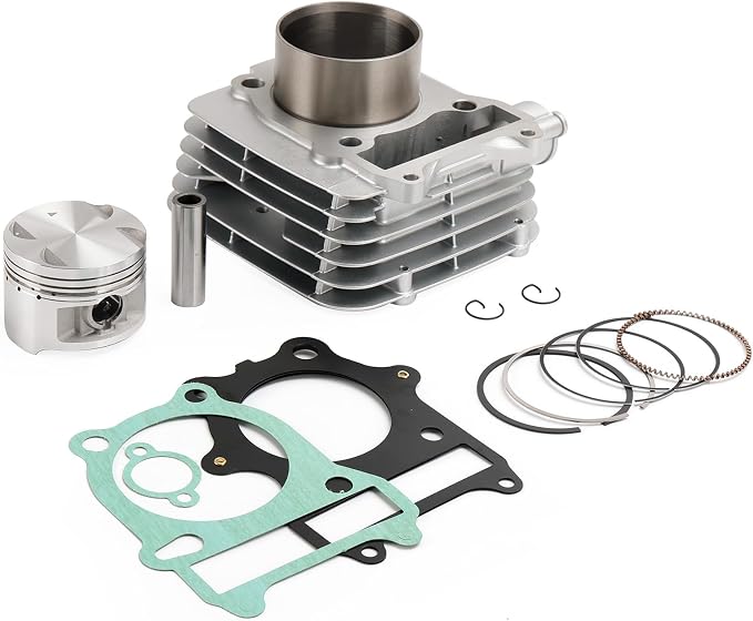 72mm Cylinder Piston Gasket Kit For Suzuki GN250 GN250E DR250 DR250S GZ250 TU250 for Suzuki GN250 1982-2001 for Suzuki GZ250 Marauder 1999-2011 11210-38204-0F0 11241-38301