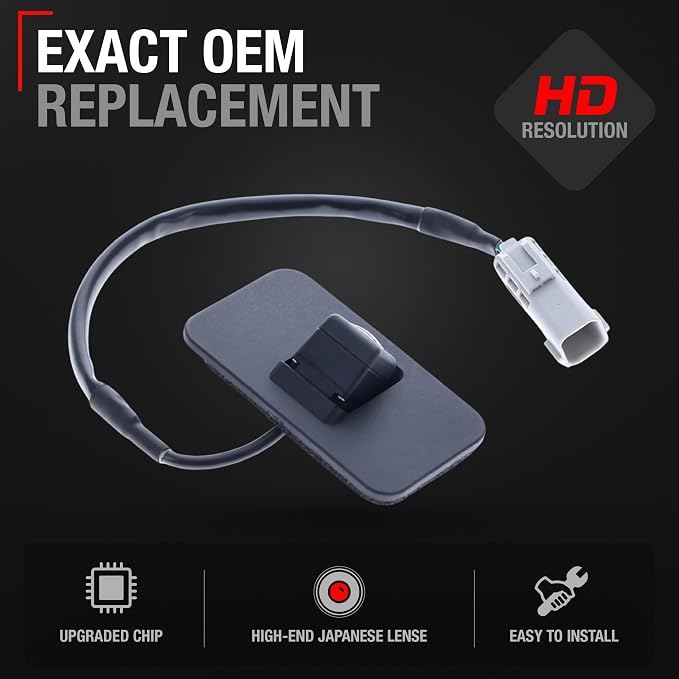 Rear View Backup Camera, Reverse Park Assist - Compatible with 2015-2016 Cadillac Escalade ESV, 2015-2016 GMC Yukon XL Denali - with Surround View - OEM 23405751, GM1960122