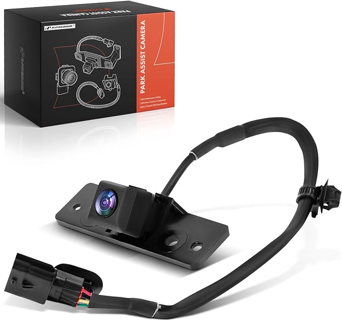 A-Premium Park Assist Camera Rear View Backup Reverse Camera Compatible with Select Nissan Models - 2017-2023 Titan, 2016-2023 Titan XD Fit Without AVM (Around View Monitor) - Replace# 28442EZ00A