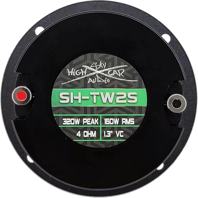 Sky High Car Audio SHCA TW2S Neo 1.3" VC Bullet Tweeter 4 ohm (Single Tweeter)