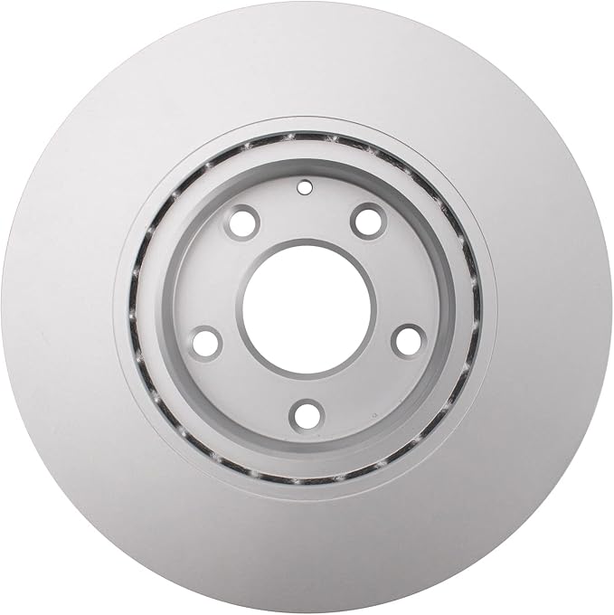 TRQ Front Brake Rotor Set G Coated Vented Compatible with 2014-2018 Mazda 3 2016-2021 Mazda CX-3