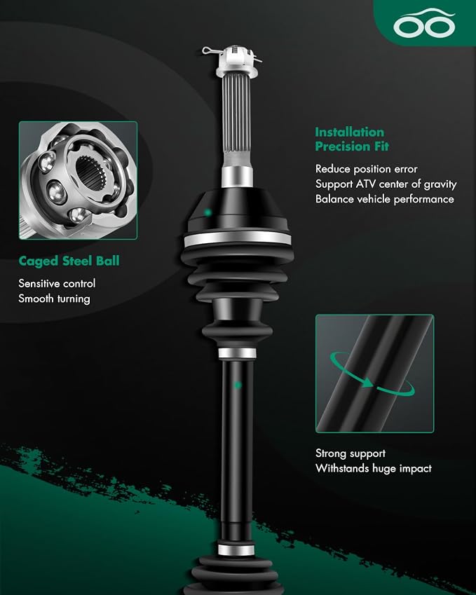 SCITOO 1380234 Front Left Right CV Axle for Polaris Sportsman 700 Sportsman 600 Sportsman 500 Sportsman 400 Sportsman 800