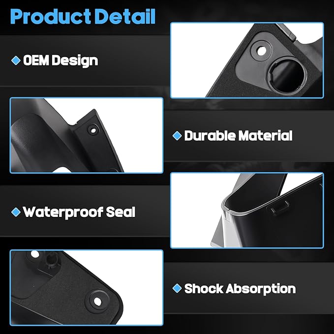 A907820120 Rear Roof Camera Housing for Mercedes-Benz Sprinter 1500 2500 3500 (2019-2023 W907 W910 Chassis), Frosted Rear View Camera Cover Shell, Replaces 907-820-40-01 Not for Older W906