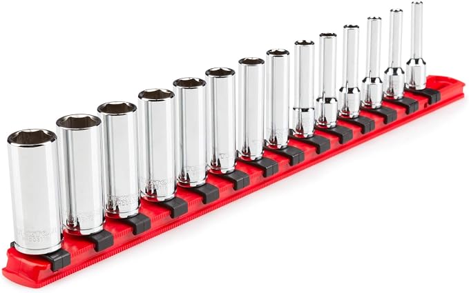 TEKTON 1/4 Inch Drive 6-Point Socket Set, 14-Piece | SHD90113