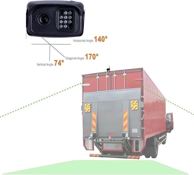 Digital Wireless Backup Camera System with 7" HD Split Screen Monitor, No Lag DVR Recording, IP69K Waterproof Rear View Camera for RV, Trailer, Truck, Camper, 5th Wheel, 984ft Range & Night Vision