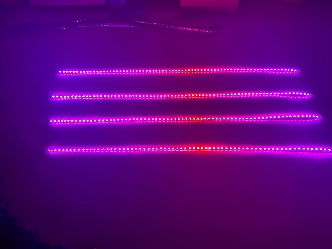 4PCS 4FT (1.2M) RGB Dream Color Chasing LED Light Strips, Bluetooth + Remote | for Polaris Slingshot Hood, Underglow, Grille, Fender, Wheel | Lights for Slingshot