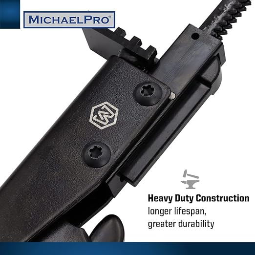 MichaelPro 90-Degree Locking Grip Hose Clamp Pliers, 3/4" to 2-3/4”, Adjustable Angle Tool for Radiator and Fuel Line Clamps, Non-Slip Handles, Ideal for Automotive Engine Bay Repairs | MP003065