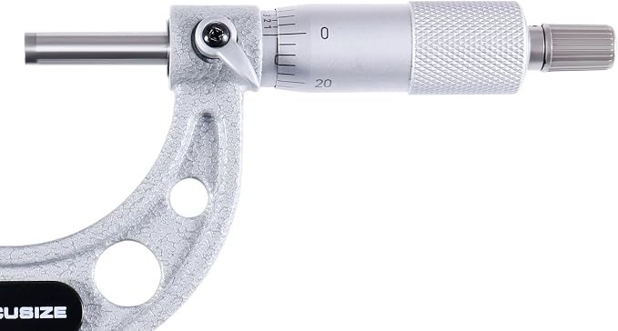 Accusize Industrial Tools 0-4 inch x .0001'' Ultra-Precision M-Type Outside Micrometers Carbide Tipped 4 Pc Set, EG00-0904