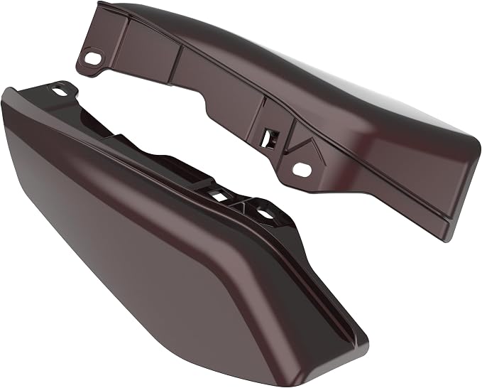 Color - Matched Mid Frame Air Deflectors Heat Shield, Perfectly Fit for Harley Touring Models 2009-2026 Midnight Crimson