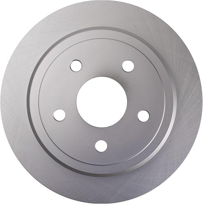 TRQ Rear Brake Rotor Set G Coated Vented Compatible with 2006-2010 Jeep Commander 2005-2010 Grand Cherokee