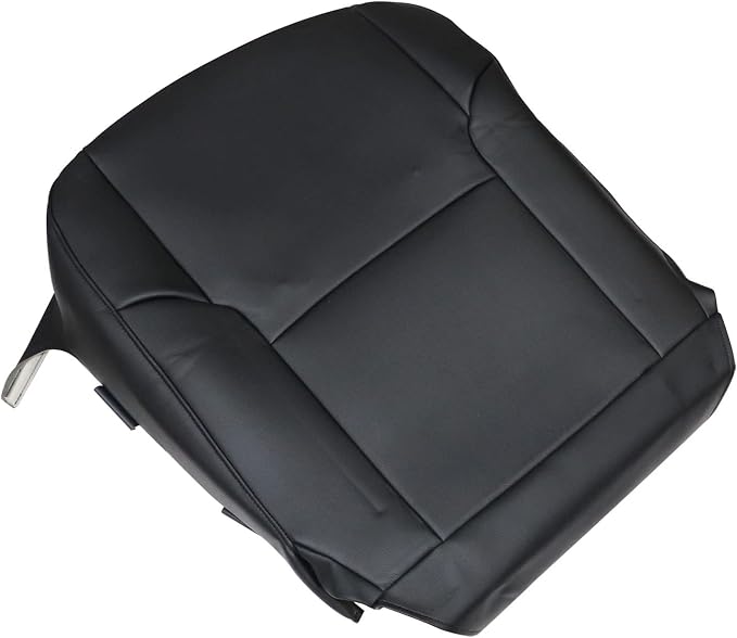 SecosAutoparts 4-Piece Front Seat Cover Set for Toyota 4Runner 2003-2009 - Black Leather Driver & Passenger Bottom + Back Replacement Covers, Custom Fit for Limited SR5 Sport TRD, with Foam Padding