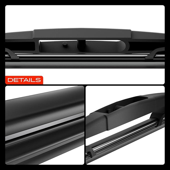 A-Premium 26"/16"/12" Windshield Wiper Blades Compatible with Nissan Murano 2009-2014 - Front Rear Wipers Blade Set for Hook/RL3 Arm Connector, with Wear Indicator & Towel (Pack of 3)