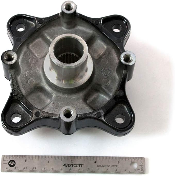 Polaris Rear Wheel Hub, Machined, Black, for RANGER Models - 5143629-067