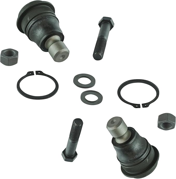TRQ Front Lower Driver and Passenger Side Ball Joint Set Compatible with 2003-07 Nissan Murano 2004-09 Quest 2008-13 Rogue 2014-18 Rogue with 3rd Row Seating
